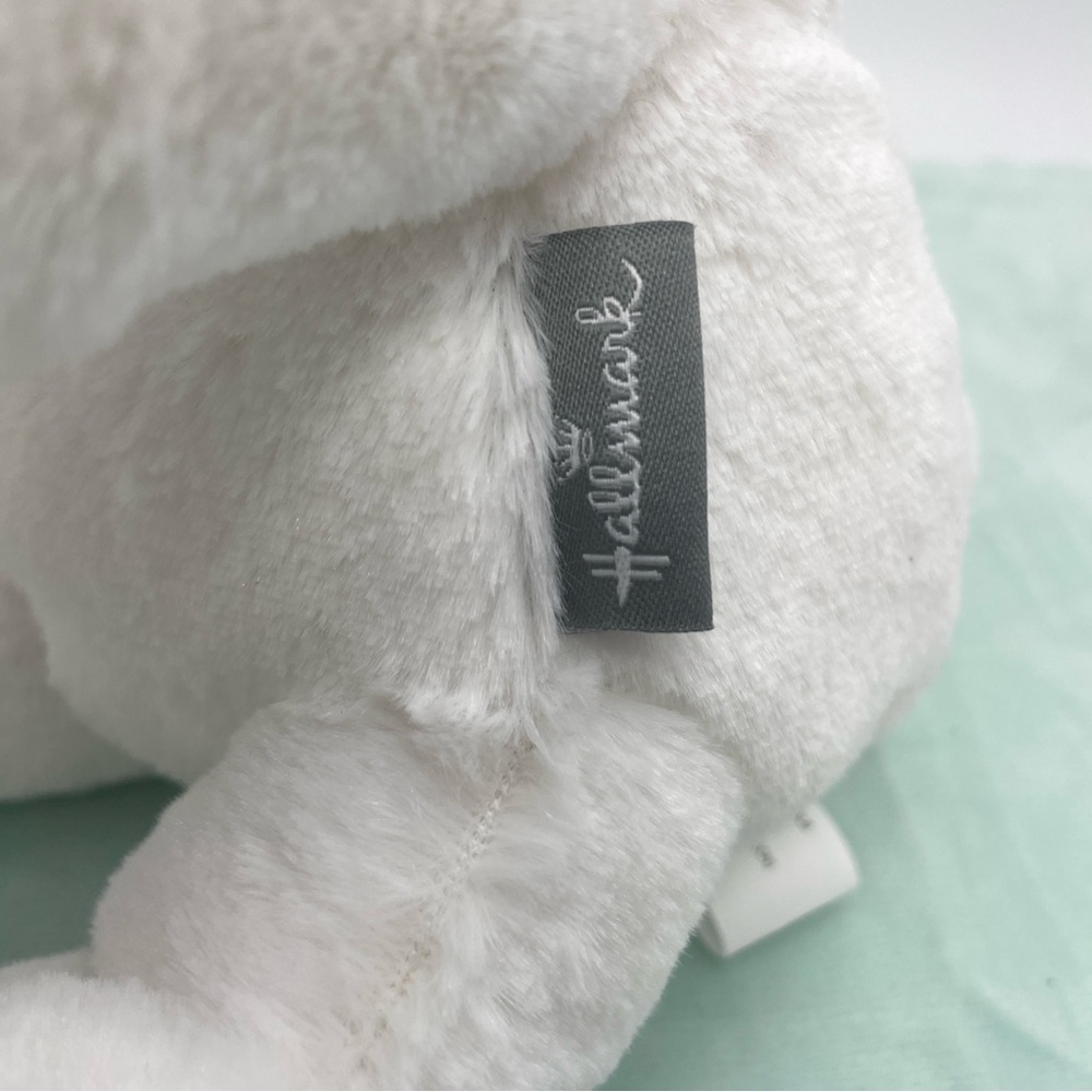 Hallmark White Bunny Rabbit Plush 7.5” - Picture 7 of 10